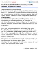 OZNÁMENÍ - TÝKÁ SE POUZE MOBIS MOŠNOV (MCZ-OS + BSA)